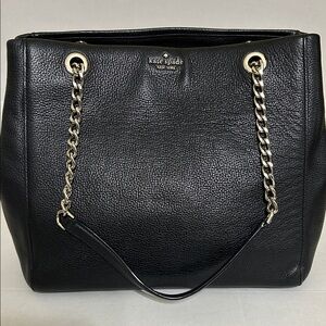 Kate Spade Black Shoulder Bag with Chain Straps